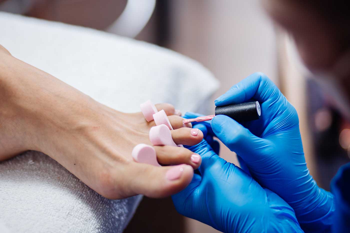 Servicio profesional de pedicura